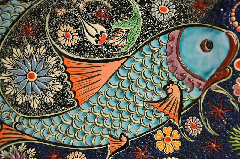 Recycled Material Mosaic Example